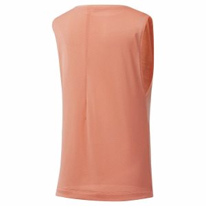 Reebok Training Supply Graphic Muscle Muskelshirt Damen - Rosa - DE 954-WYN